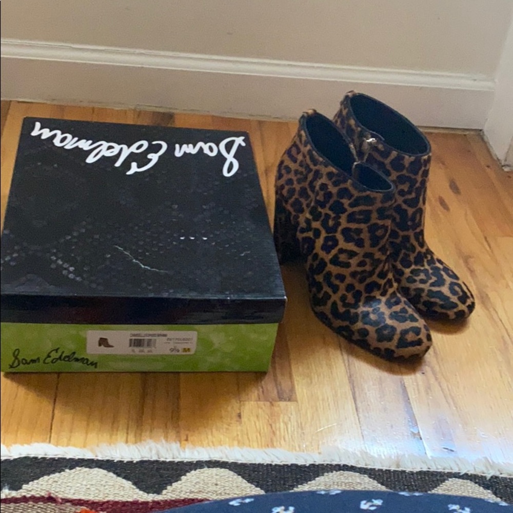 Animal Print Booties